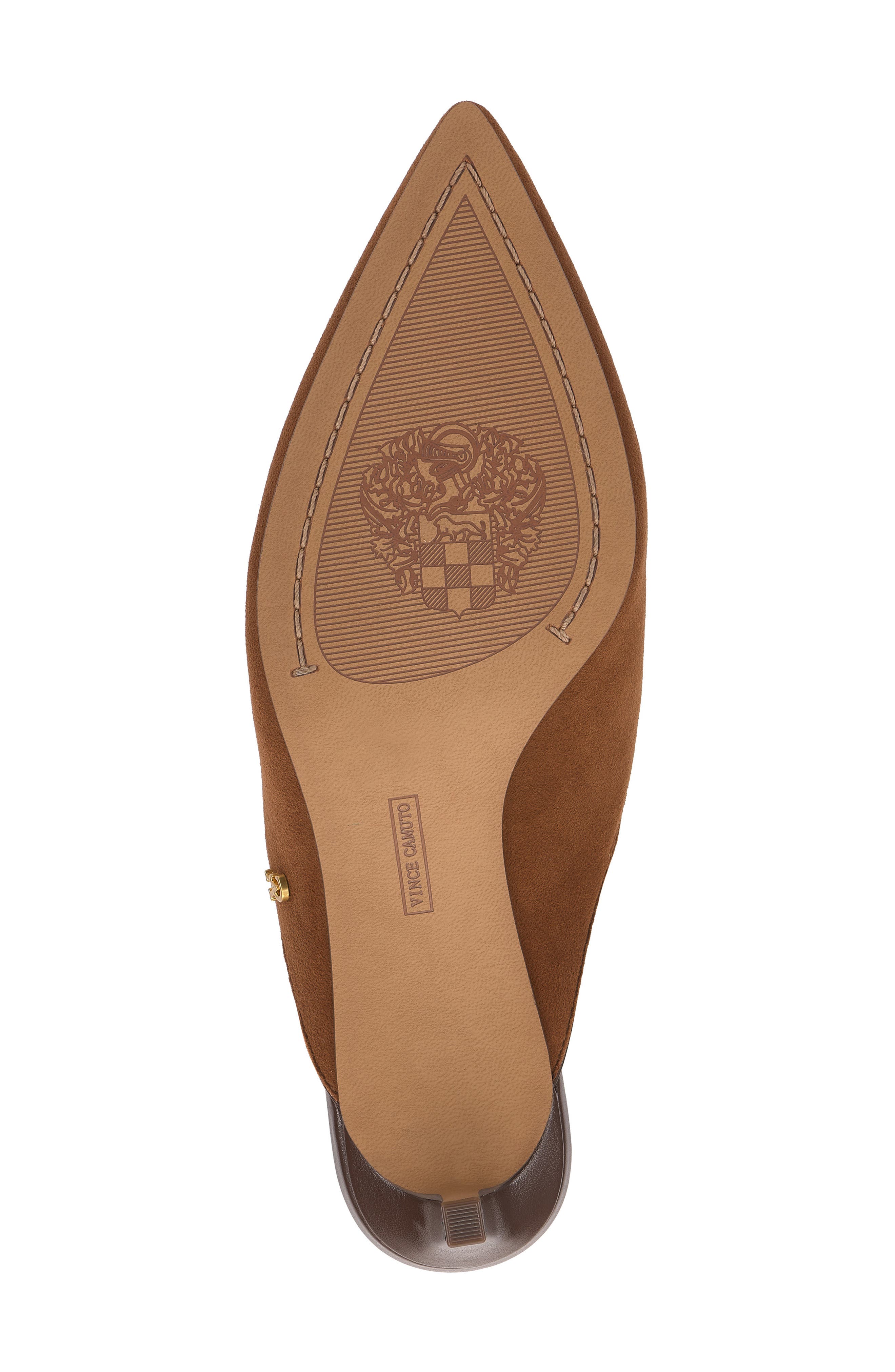 Vince Camuto Kylien Slingback Pointed Toe Pump, Alternate, color, Burnt Sugar