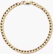 MEJURI Flat Curb Chain Bracelet