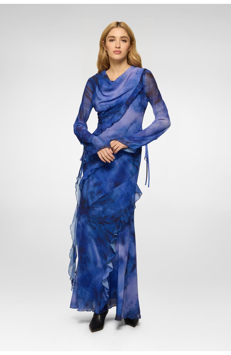 Daska Circe Printed Dress, Alternate, color, Blue