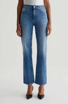 AG Brinley Mid Rise Classic Straight Leg Jeans