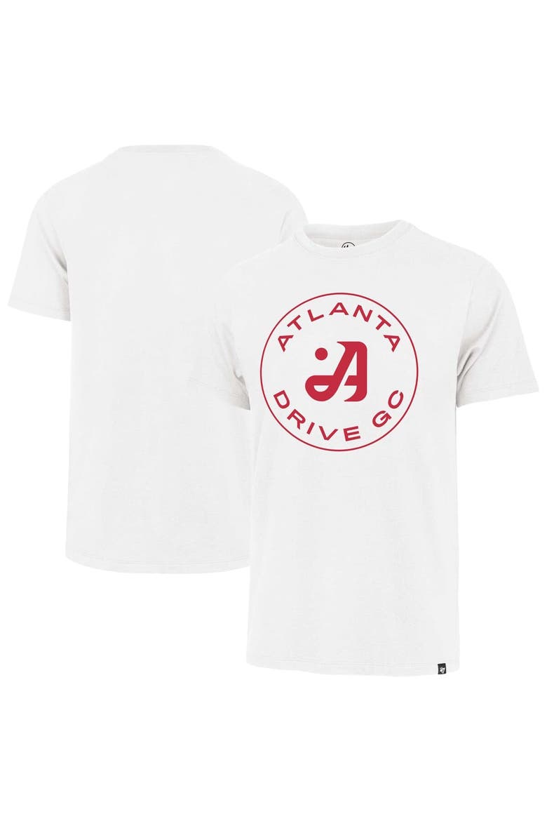 Men's '47  White TGL Atlanta Drive GC Franklin T-Shirt, Alternate, color, White