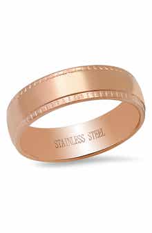 HMY JEWELRY Etched Band Ring
