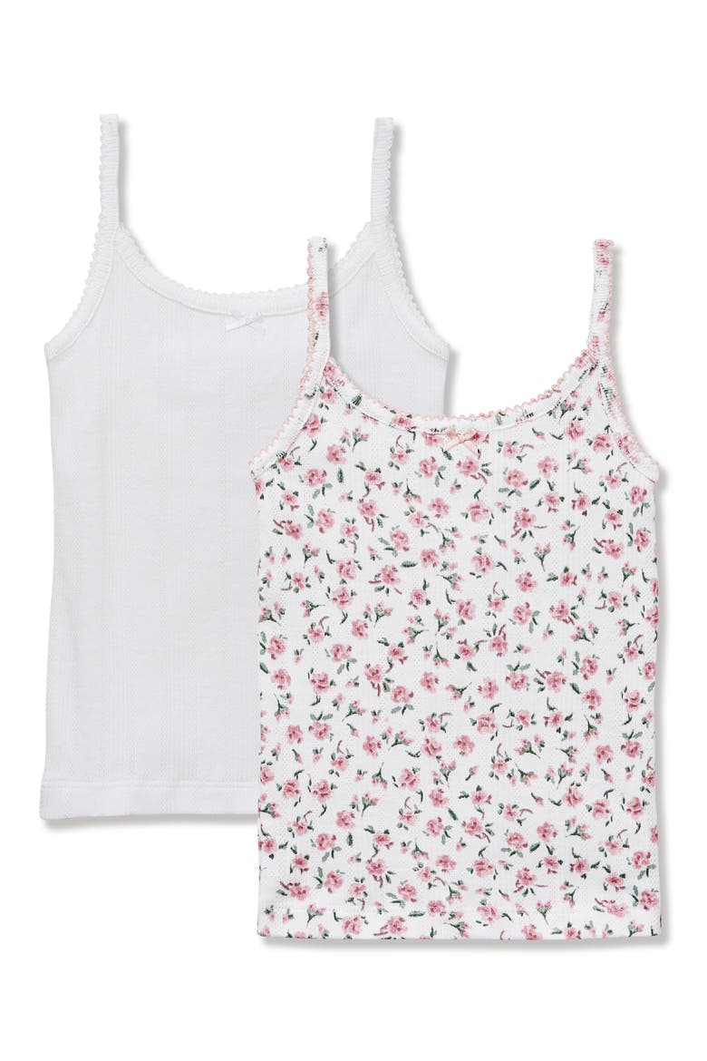 2-Pack Assorted Pointelle Camisoles, Main, color, PINK
