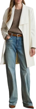 Lauren Ralph Lauren Drape Front Crepe Jacket