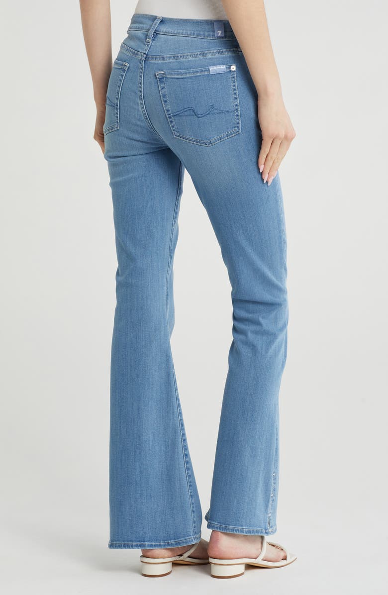 7 For All Mankind Ali Split Hem High Waist Flare Jeans, Alternate, color,