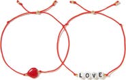 Venessa Arizaga Love Heart Bracelet Set