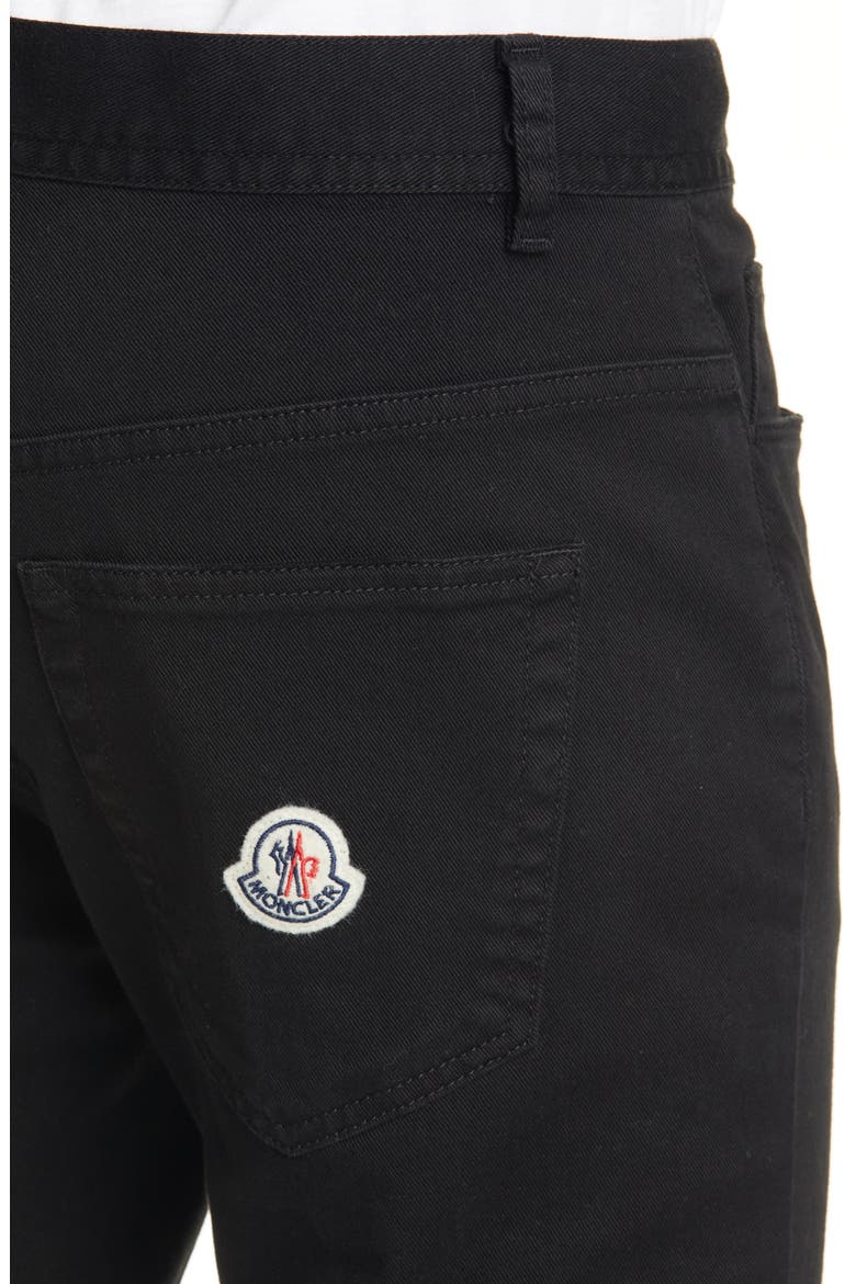 Slim Straight Pants, Alternate, color, BLACK