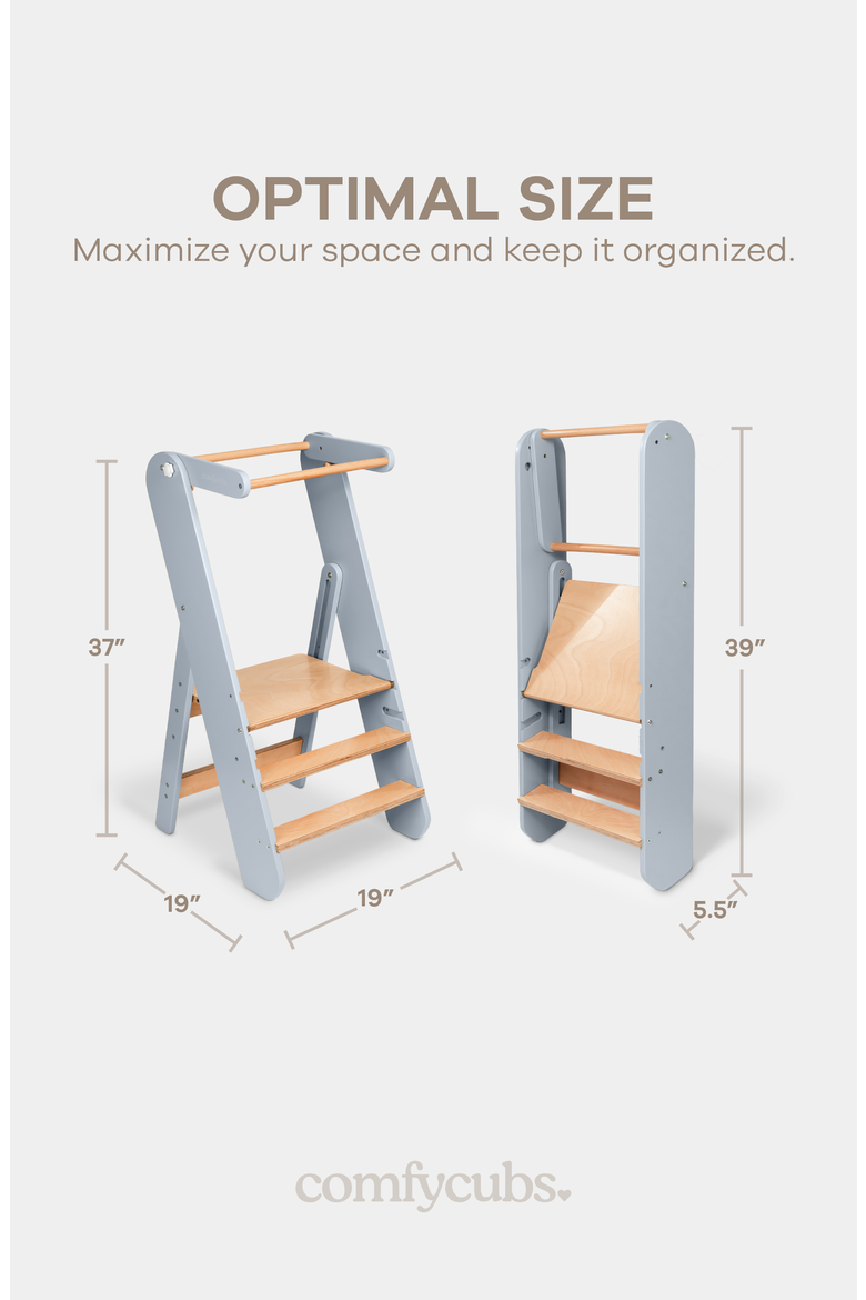 Kids Step Stool for Ages 3+, Alternate, color, Pacific Blue