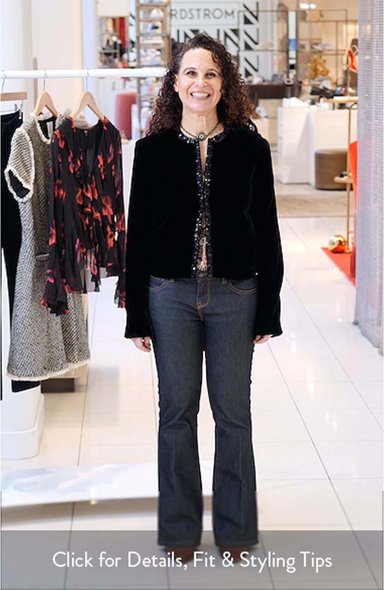 Embellished Velvet Jacket, sales video thumbnail