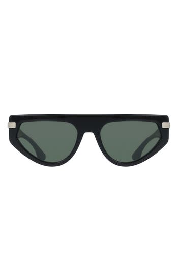 Victoria Beckham 56mm Tea Cup Sunglasses In Green