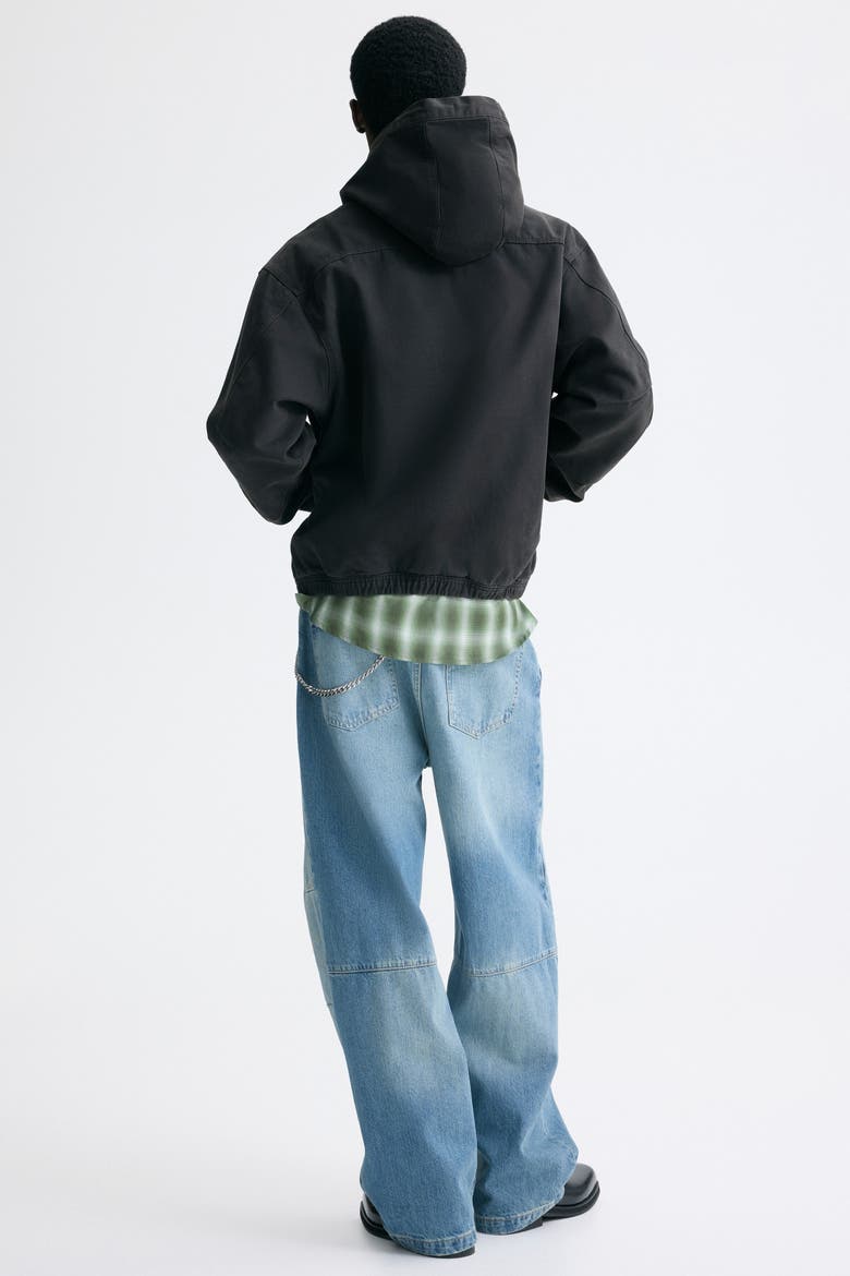 Hooded Workwear Jacket, Alternate, color, Dark gray
