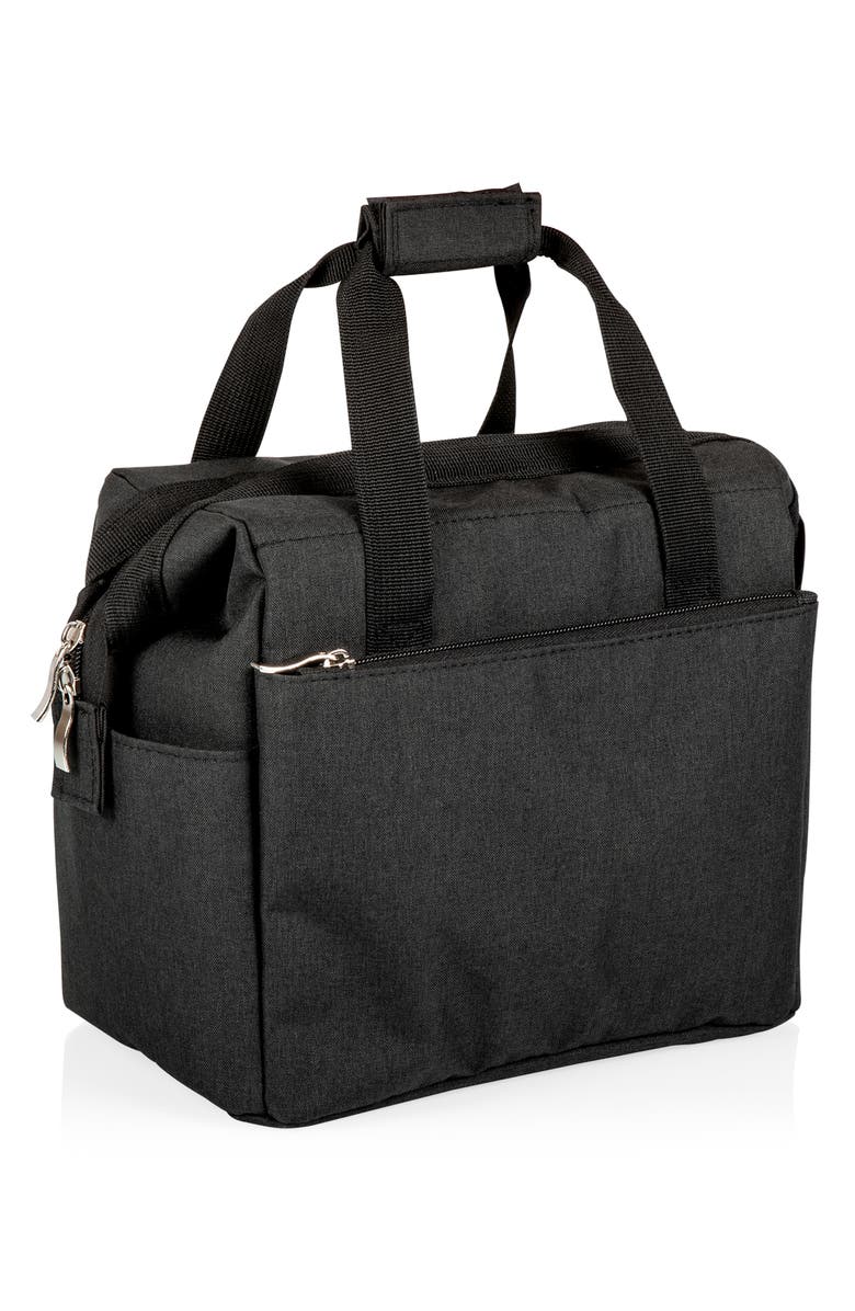 Picnic Time On the Go Cooler Lunch Tote Bag, Alternate, color, Black