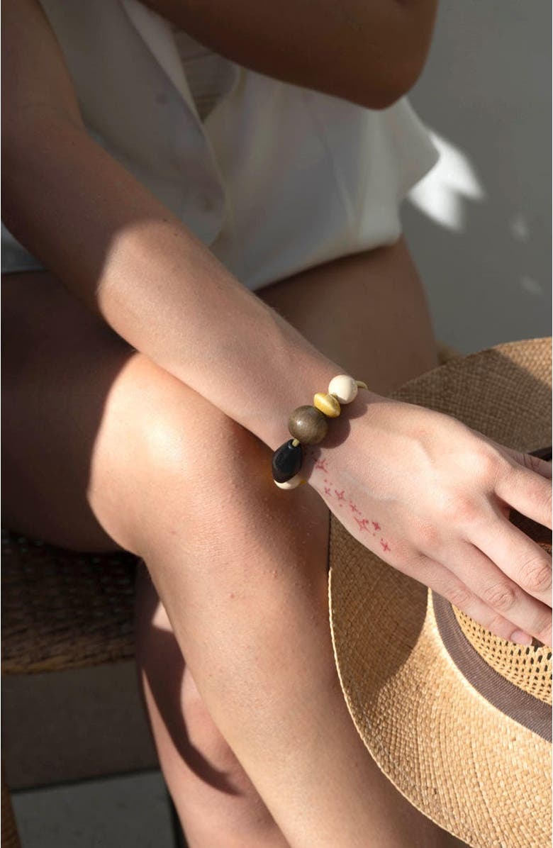 By Lilla Cacao Capsule Bracelet Hair Tie, Alternate, color, Multi