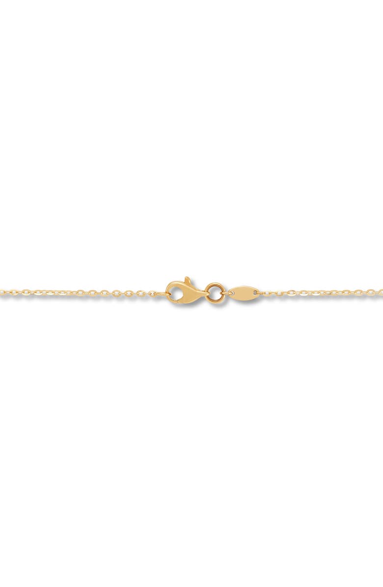 Frankie & Zoe Virgo Pendant Necklace, Alternate, color, Yellow Gold