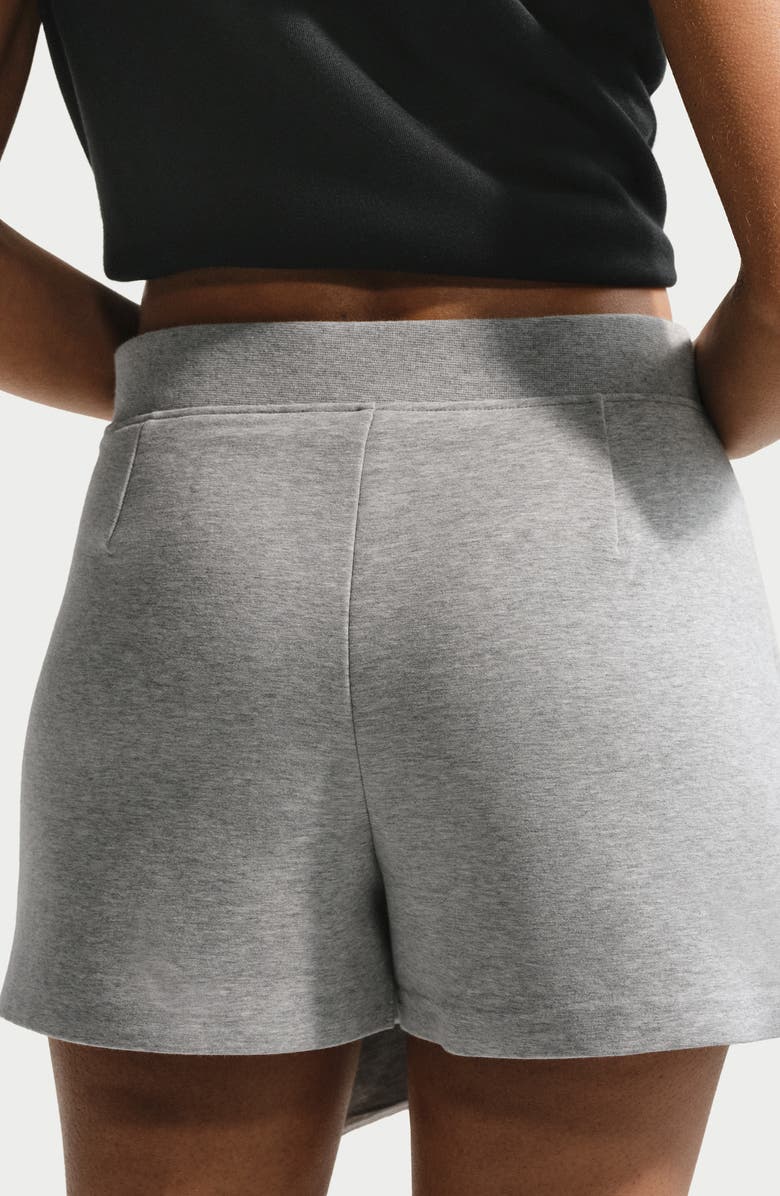 Nike Cotton Blend Tech Fleece Skort, Alternate, color, Dark Grey Heather/ Black