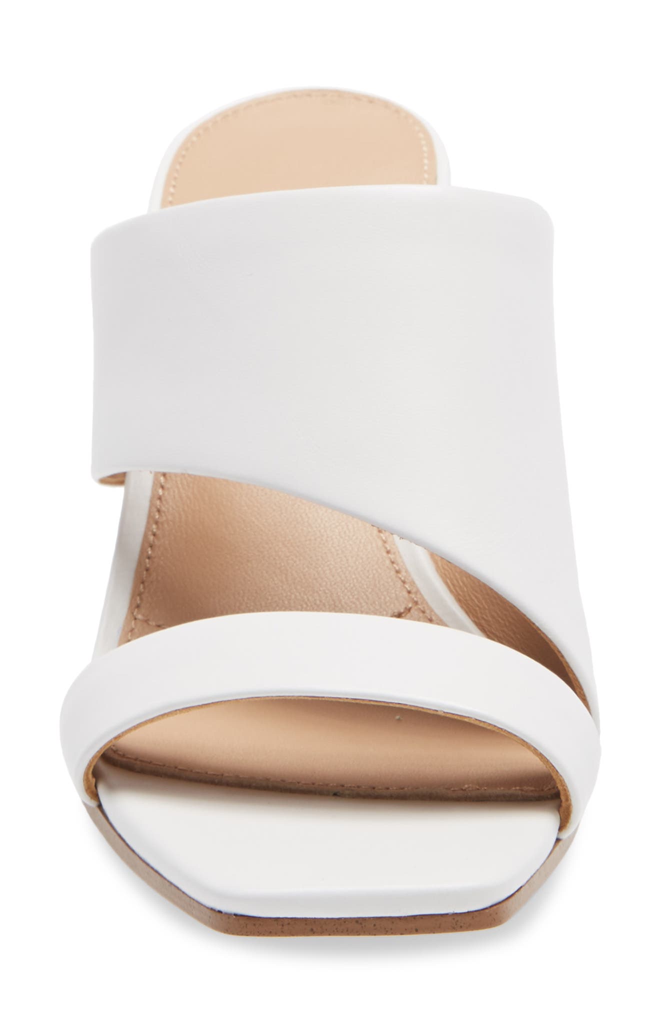Chello Slide Sandal, Alternate, color, WHITE LEATHER