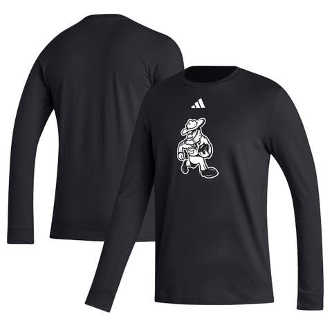 Men's adidas  Black Texas A&M Aggies Ol' Sarge Football Long Sleeve T-Shirt