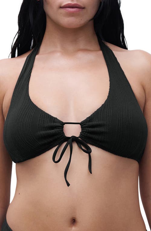 Chantelle Pulp Textured Tie Front Bikini Top