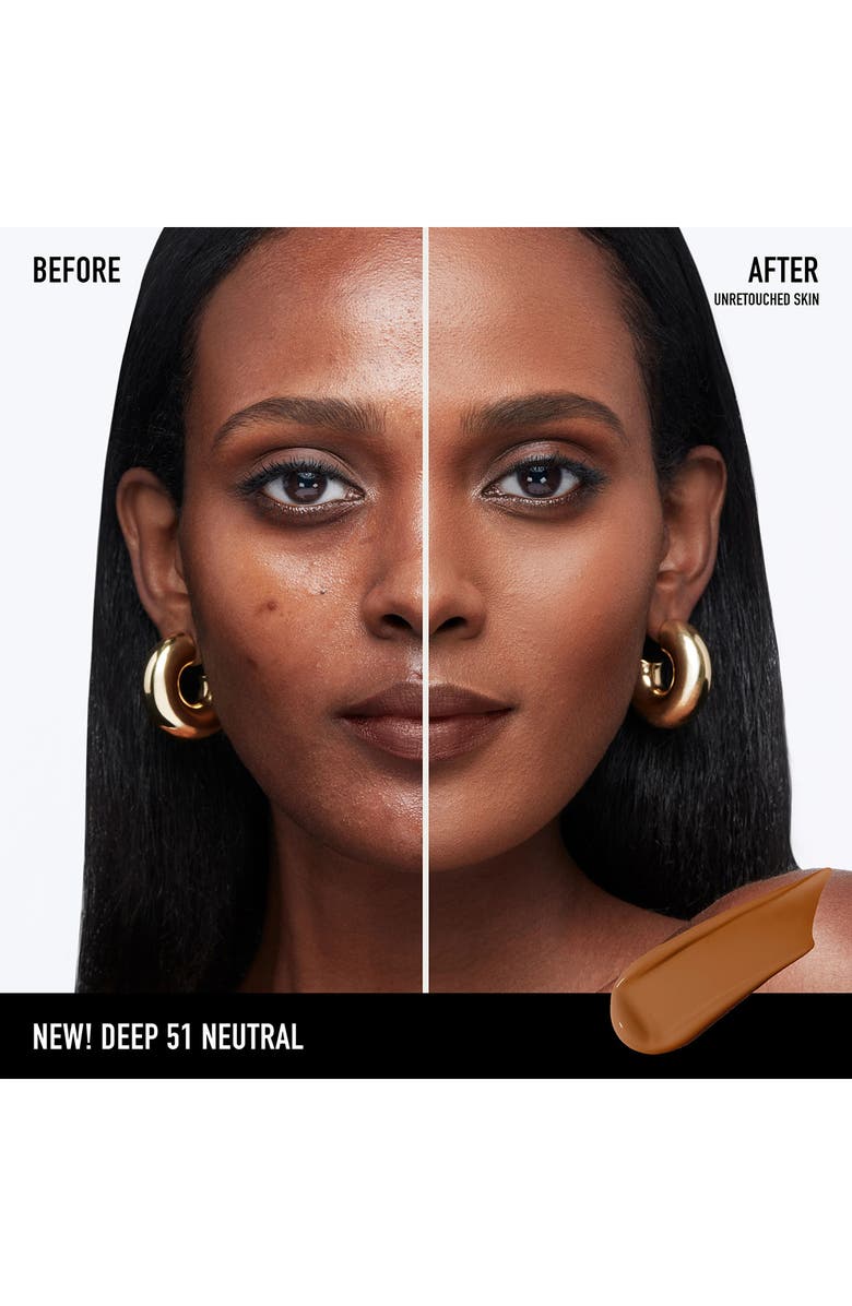 bareMinerals<sup>®</sup> BAREPRO 24HR Wear Skin-Perfecting Matte Liquid Foundation Mineral SPF 20 PA++, Alternate, color, Deep 51 Neutral