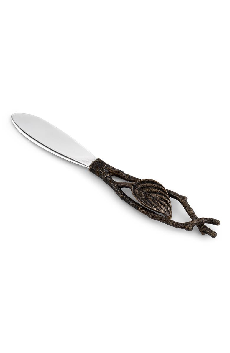 Michael Aram Dogwood Small Cheeseboard & Knife Set, Alternate, color, White Multi