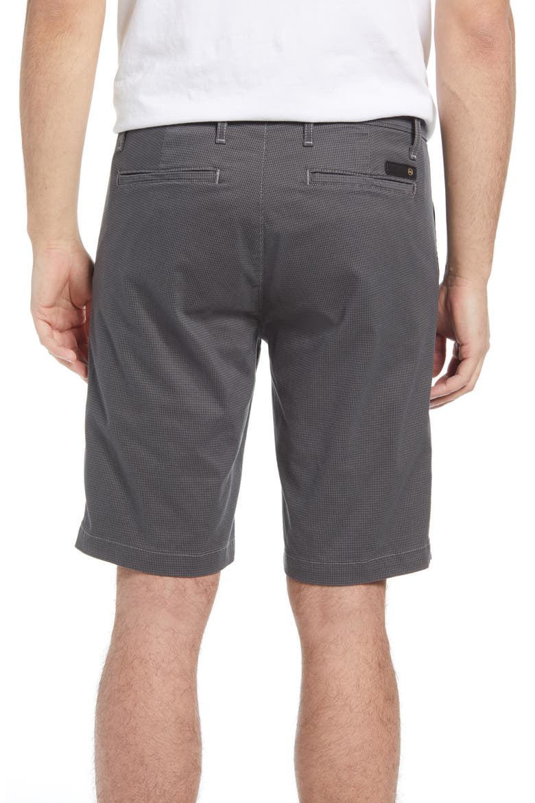 Griffin Geo Print Flat Front Shorts, Alternate, color, JORDAN FOLKESTONE GREY
