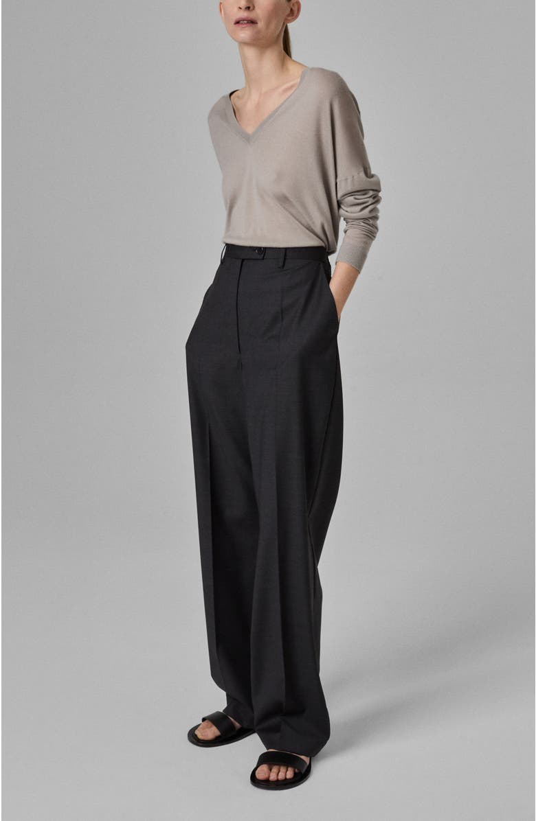 CO V-Neck Sweater in Fine Cashmere, Alternate, color, 