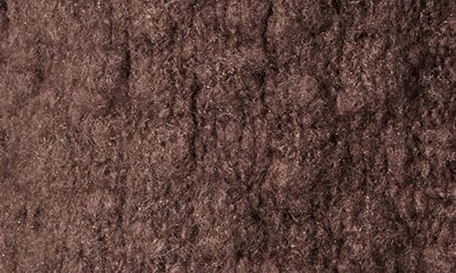 Astr The Label Velvet Bow Cardigan In Brown