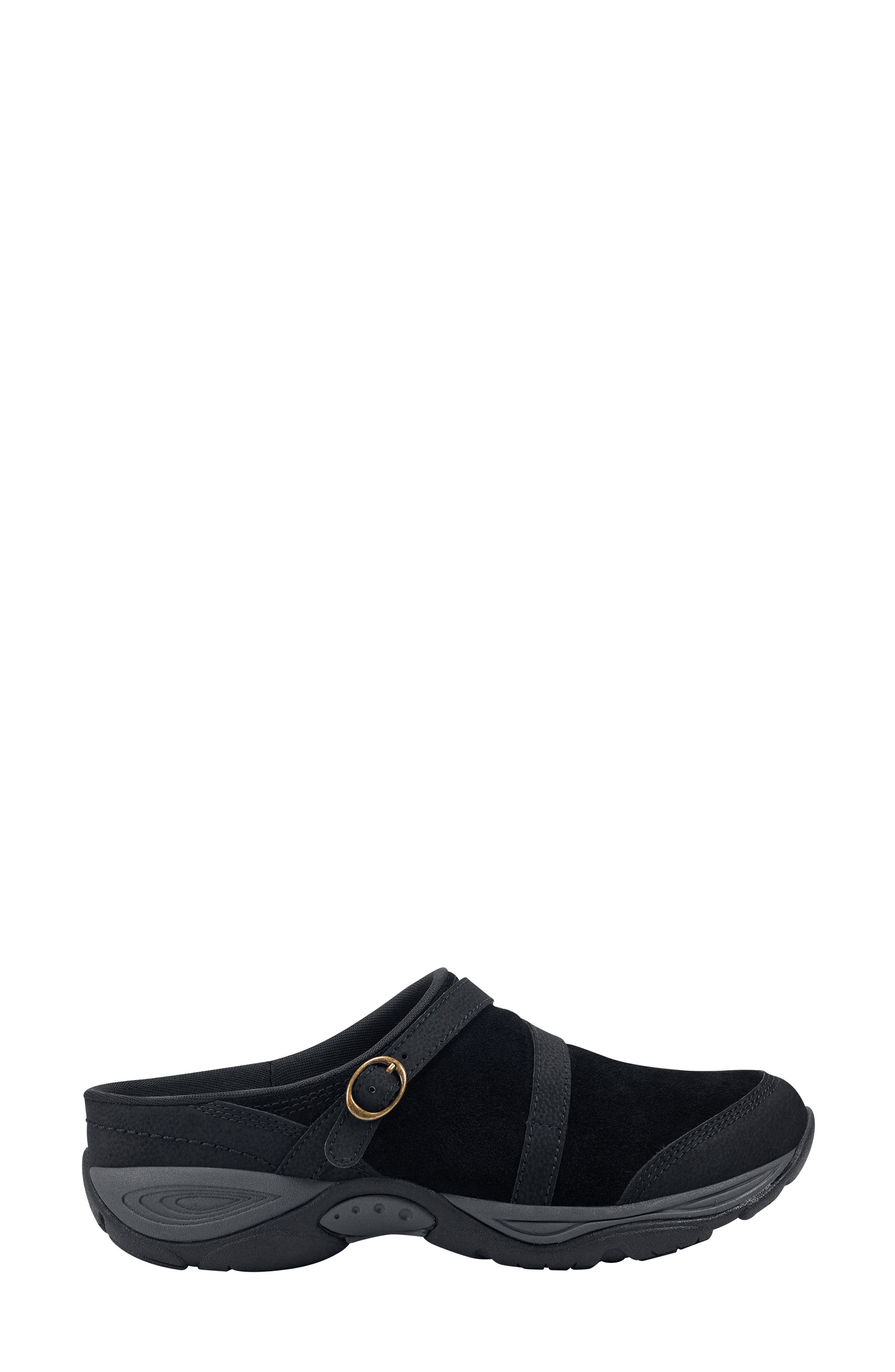 Easy Spirit Equinox Clog, Alternate, color, Black Suede