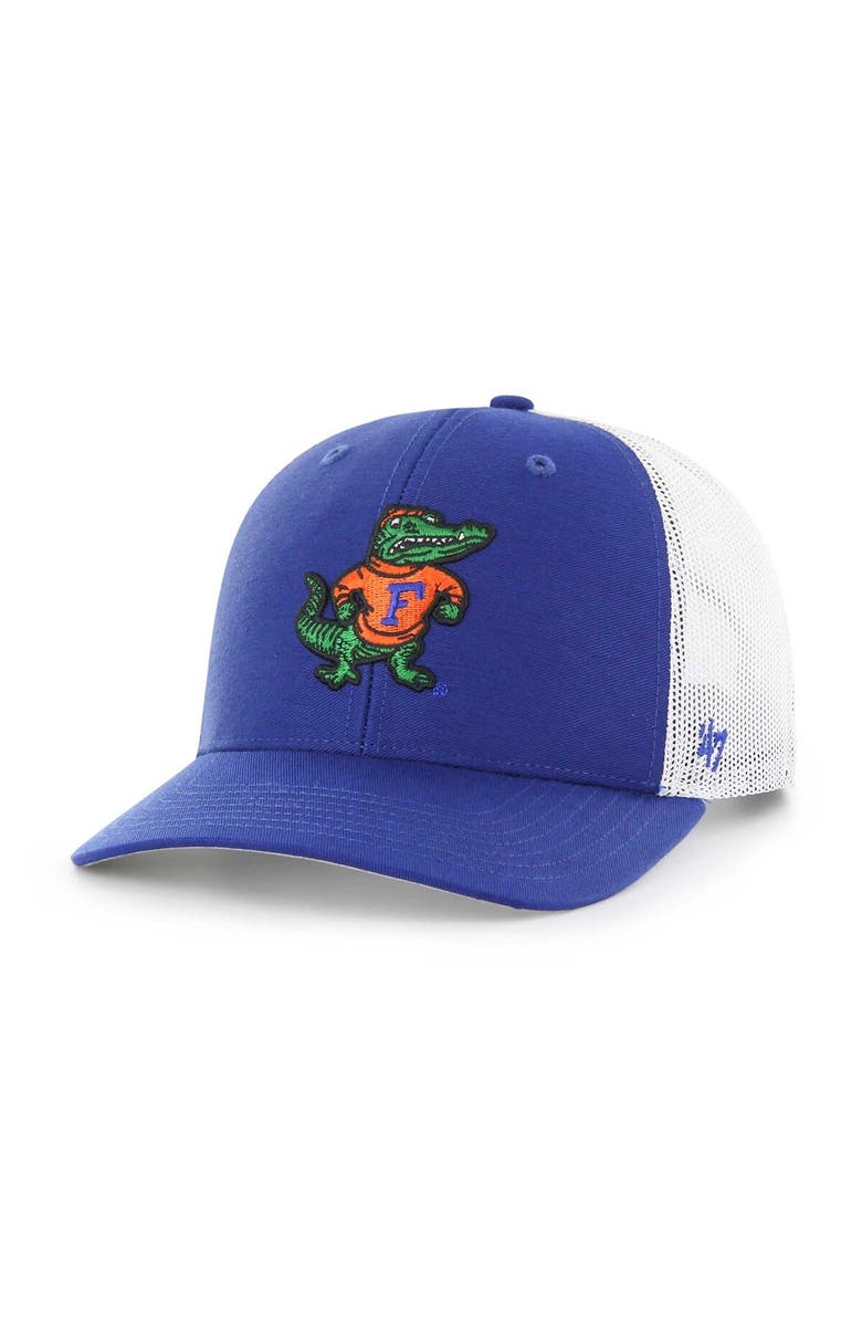 '47 Men's '47 Royal Florida Gators Trucker Adjustable Hat, Main, color, 