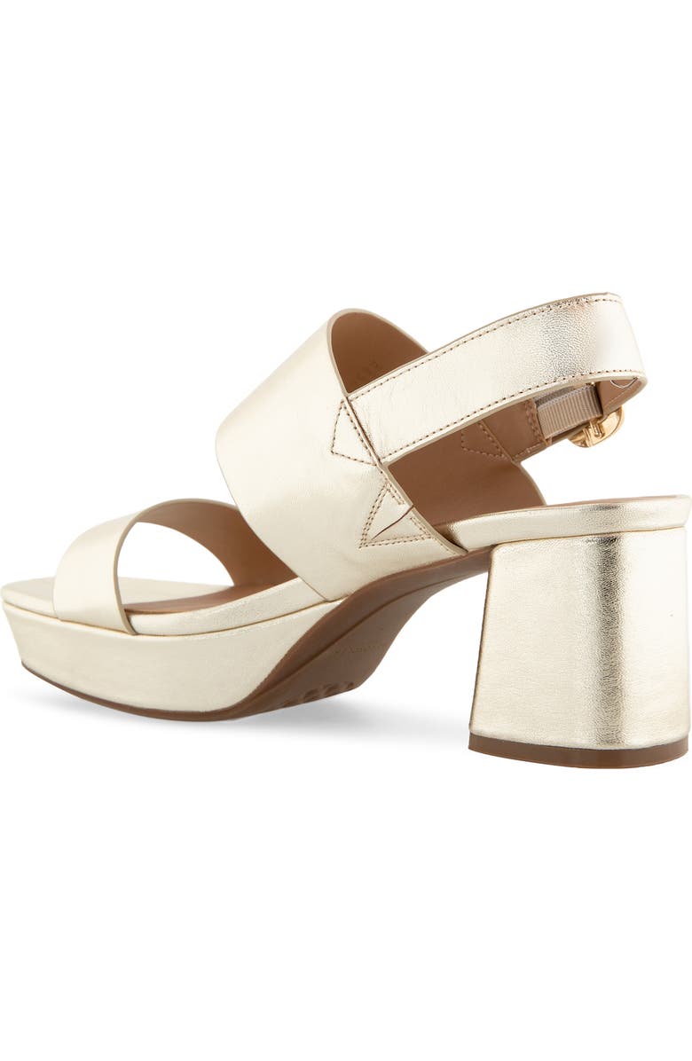 Aerosoles Prym Slingback Platform Sandal, Alternate, color, Soft Gold