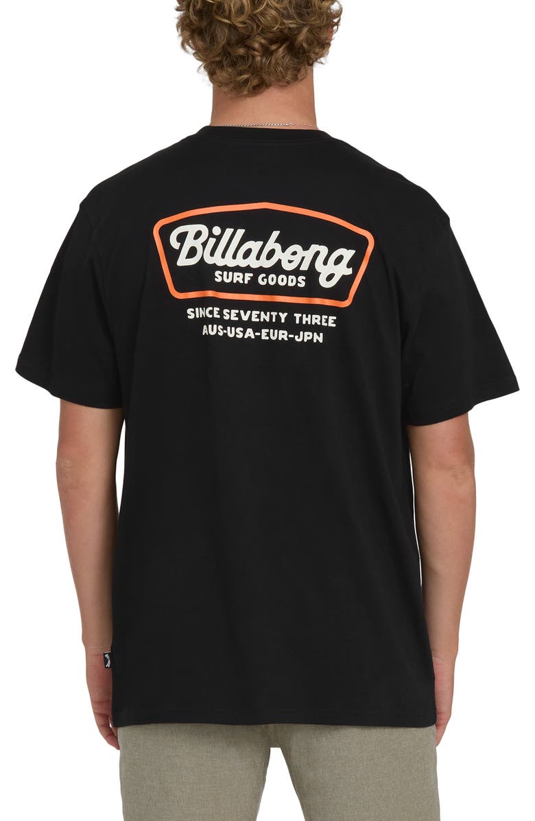 Billabong Off Duty Premium Graphic T-Shirt, Alternate, color, Black