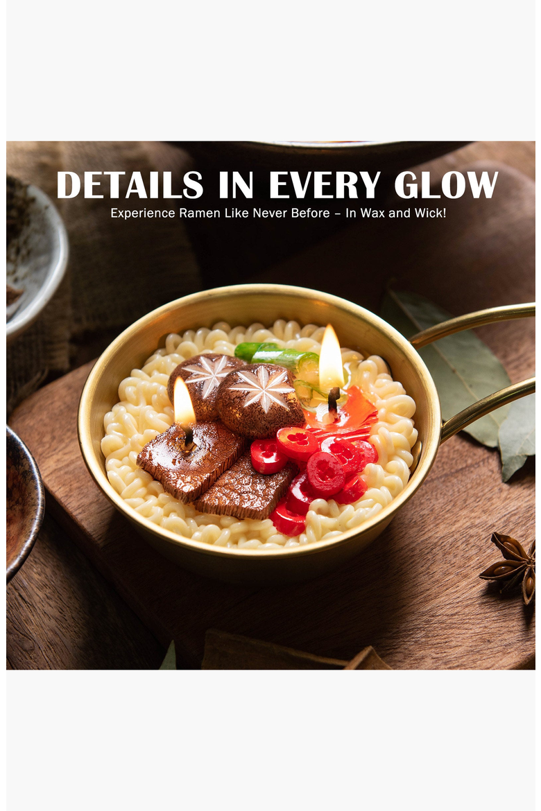 Ramen Noodle Candle, Alternate, color, None