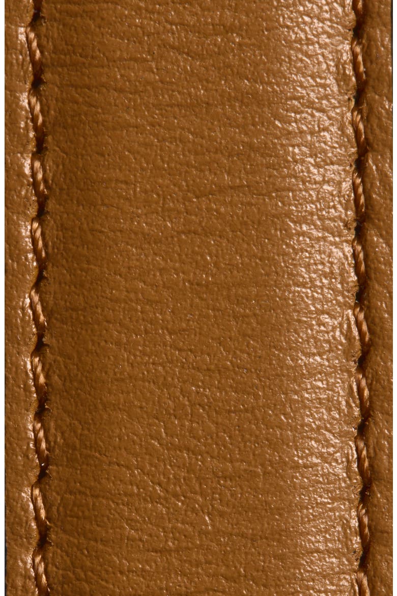 Medusa Buckle Leather Belt, Alternate, color, LEATHER-GOLD 82
