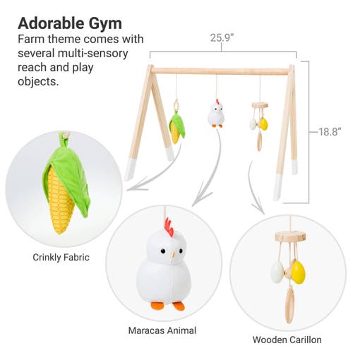 Little Big Friends Wooden Activity Arch In Multi