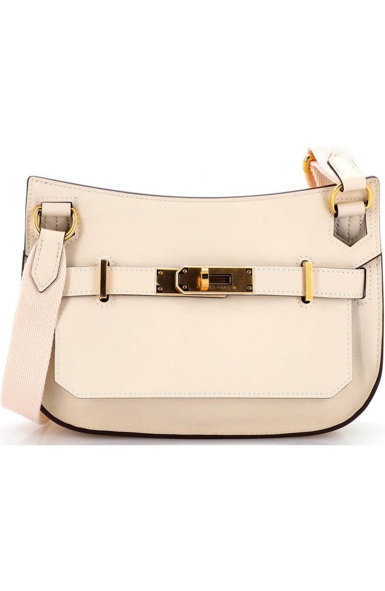 Pre-Owned Hermes Jypsiere Bag Swift Mini, Main, color, Nata