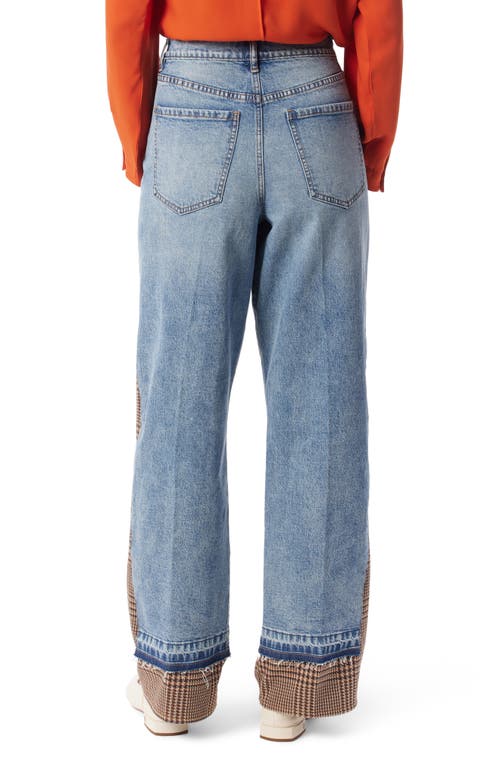 Do By Dee Ocleppo Autumn Mixed Media Jeans In Blue