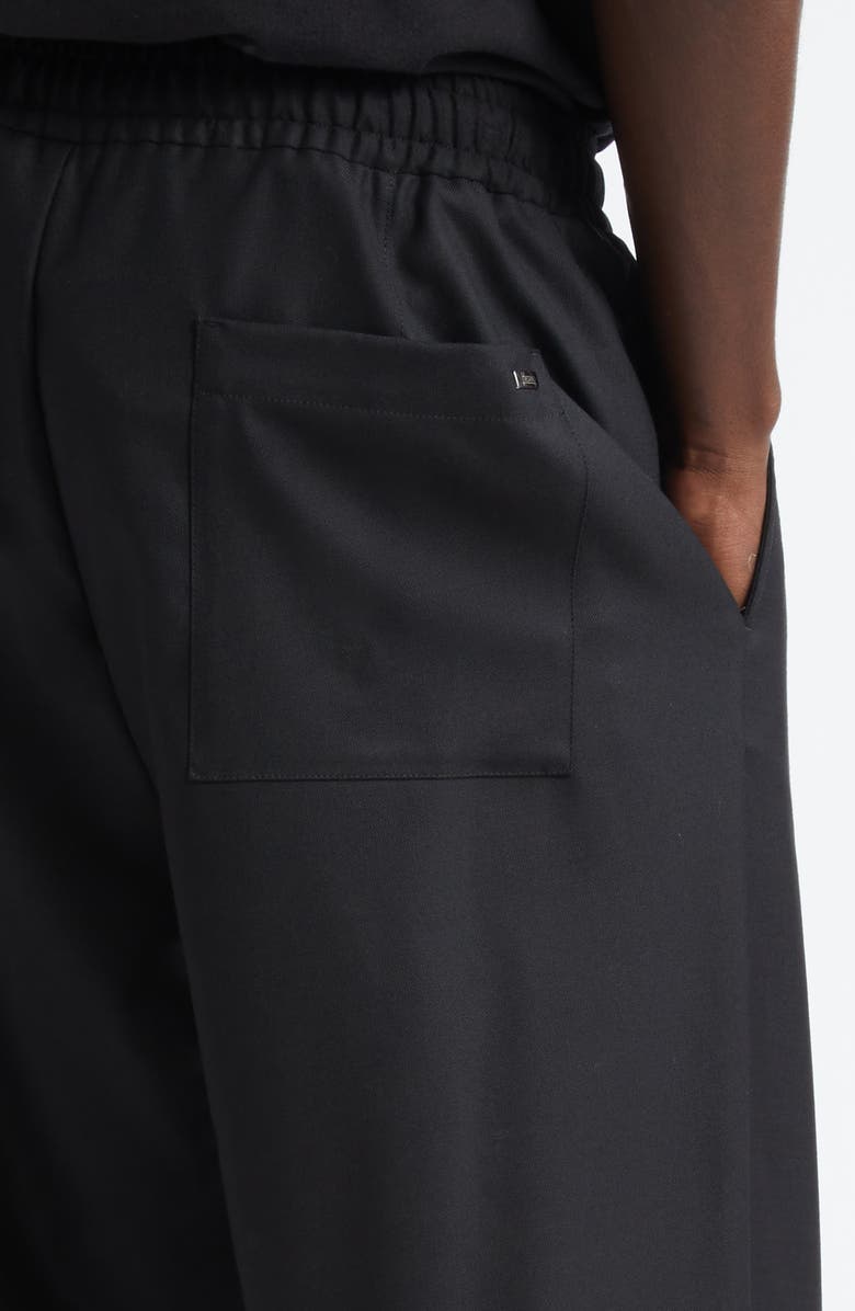 Herno Wool Blend Straight Leg Pants, Alternate, color, Black