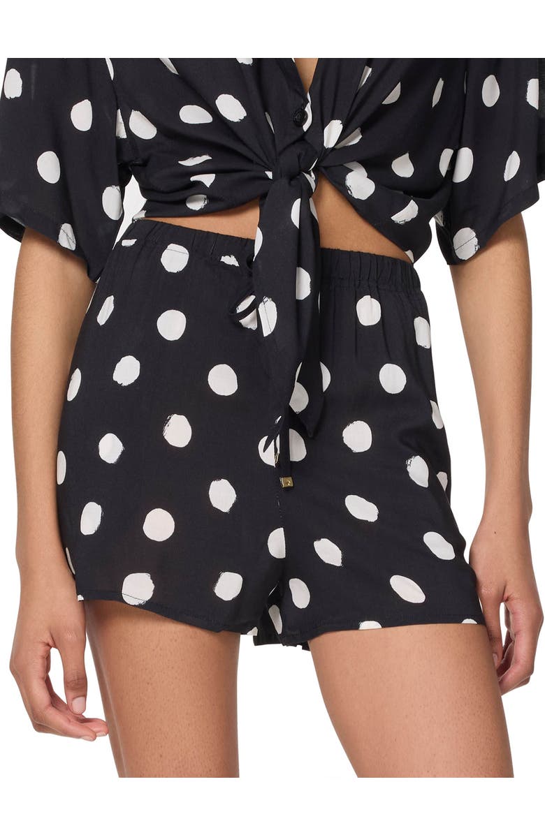 Kate Spade New York Tie Front Cover Up Short, Main, color,