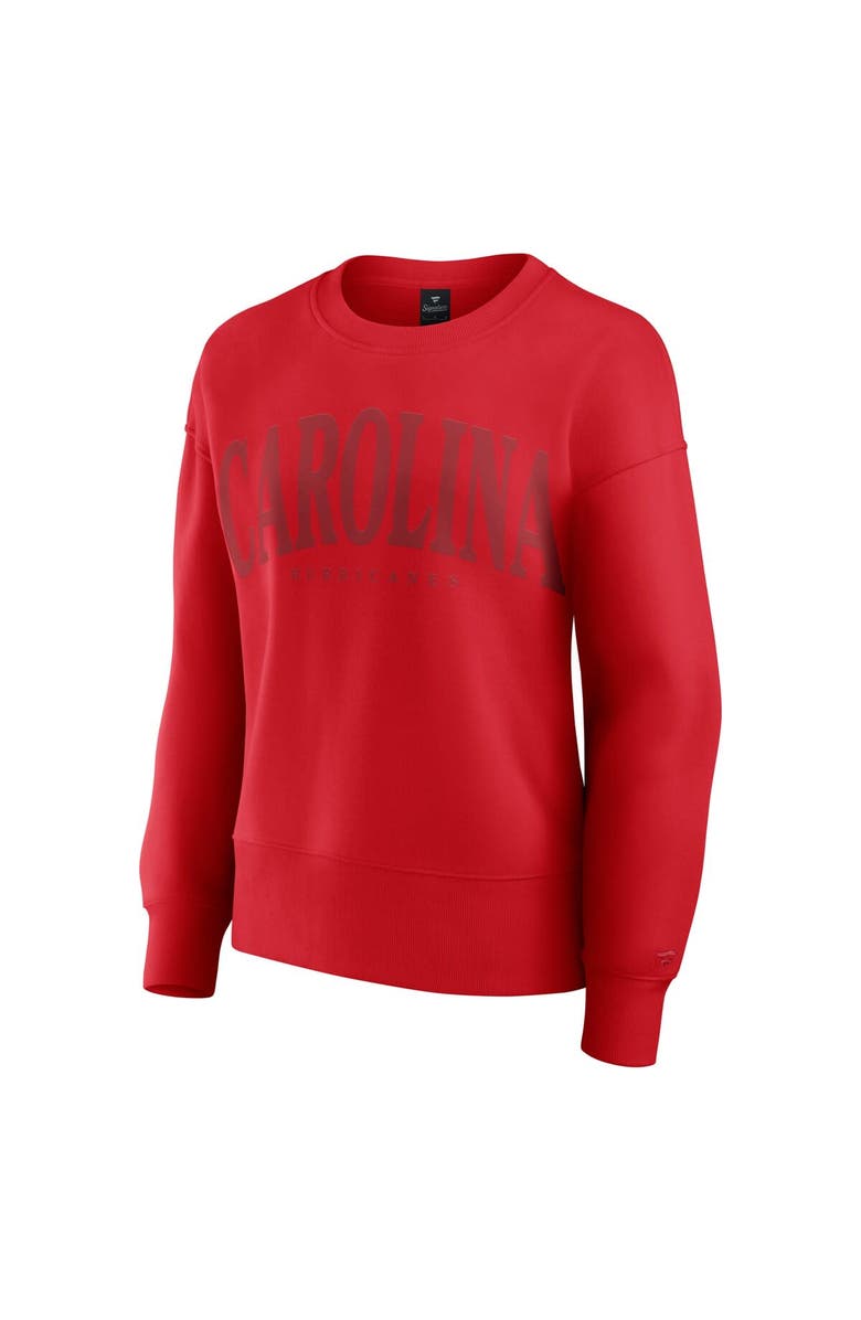 FANATICS Women's Fanatics  Red Carolina Hurricanes Elements Flow Pullover Sweatshirt, Alternate, color, Red