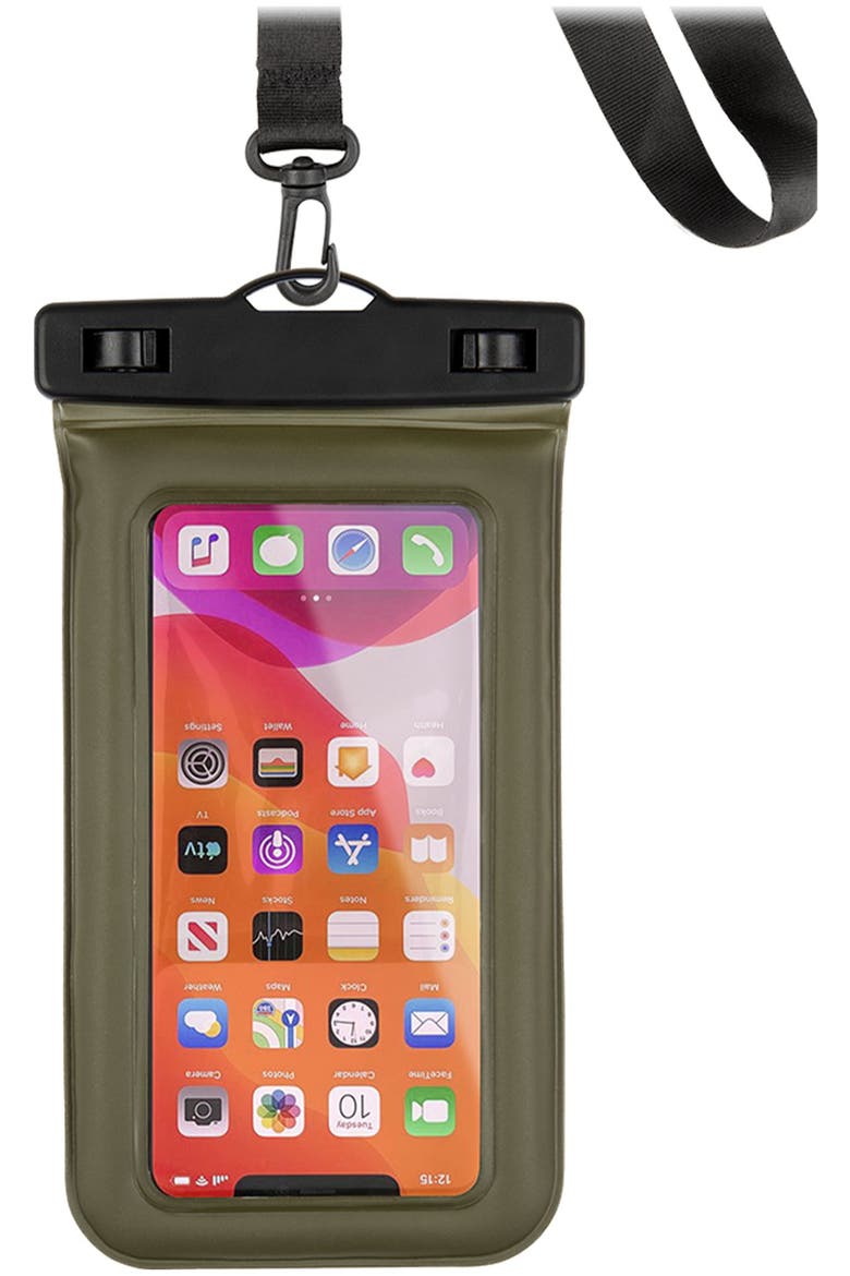 Marine Waterproof Floating Pouch, Alternate, color, Green