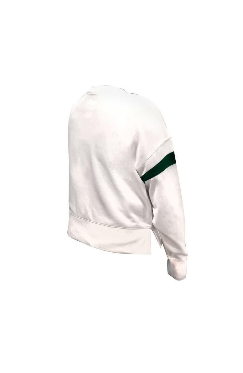 FANATICS Women's Fanatics  White Green Bay Packers Plus Size Fleece Pullover Sweatshirt, Alternate, color, White