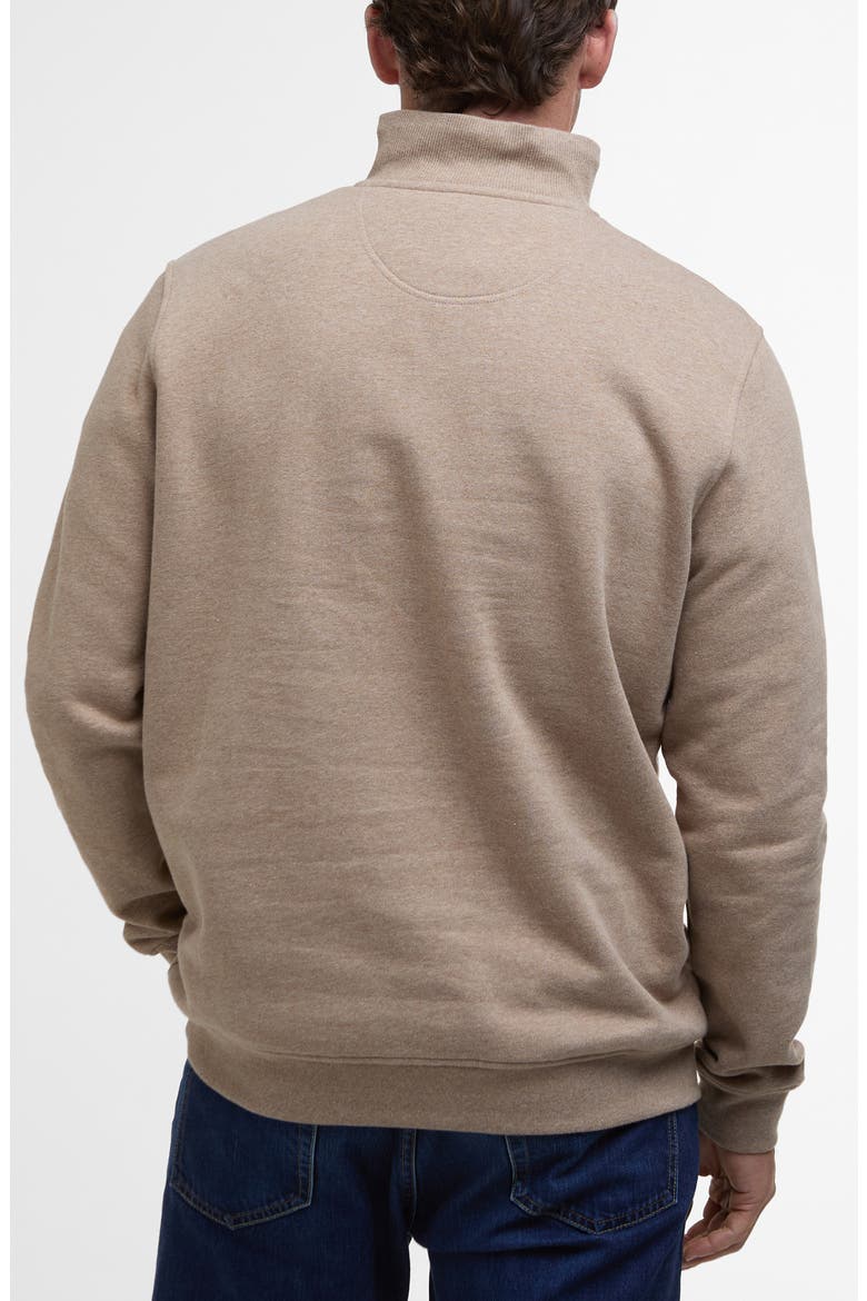 Nelson Cotton Half Zip Sweatshirt, Alternate, color, STONE MARL
