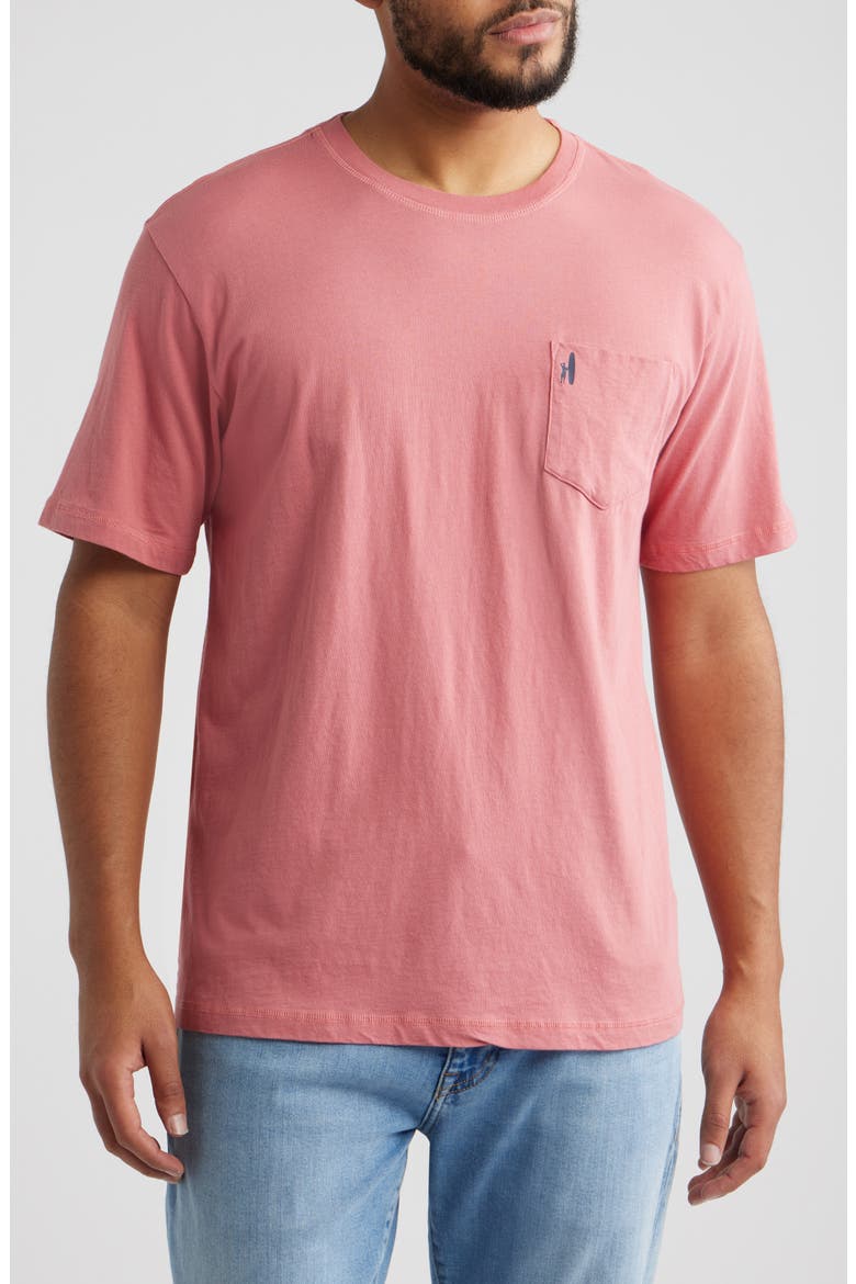 American Dream Cotton Blend Pocket T-Shirt, Main, color, BANDANA