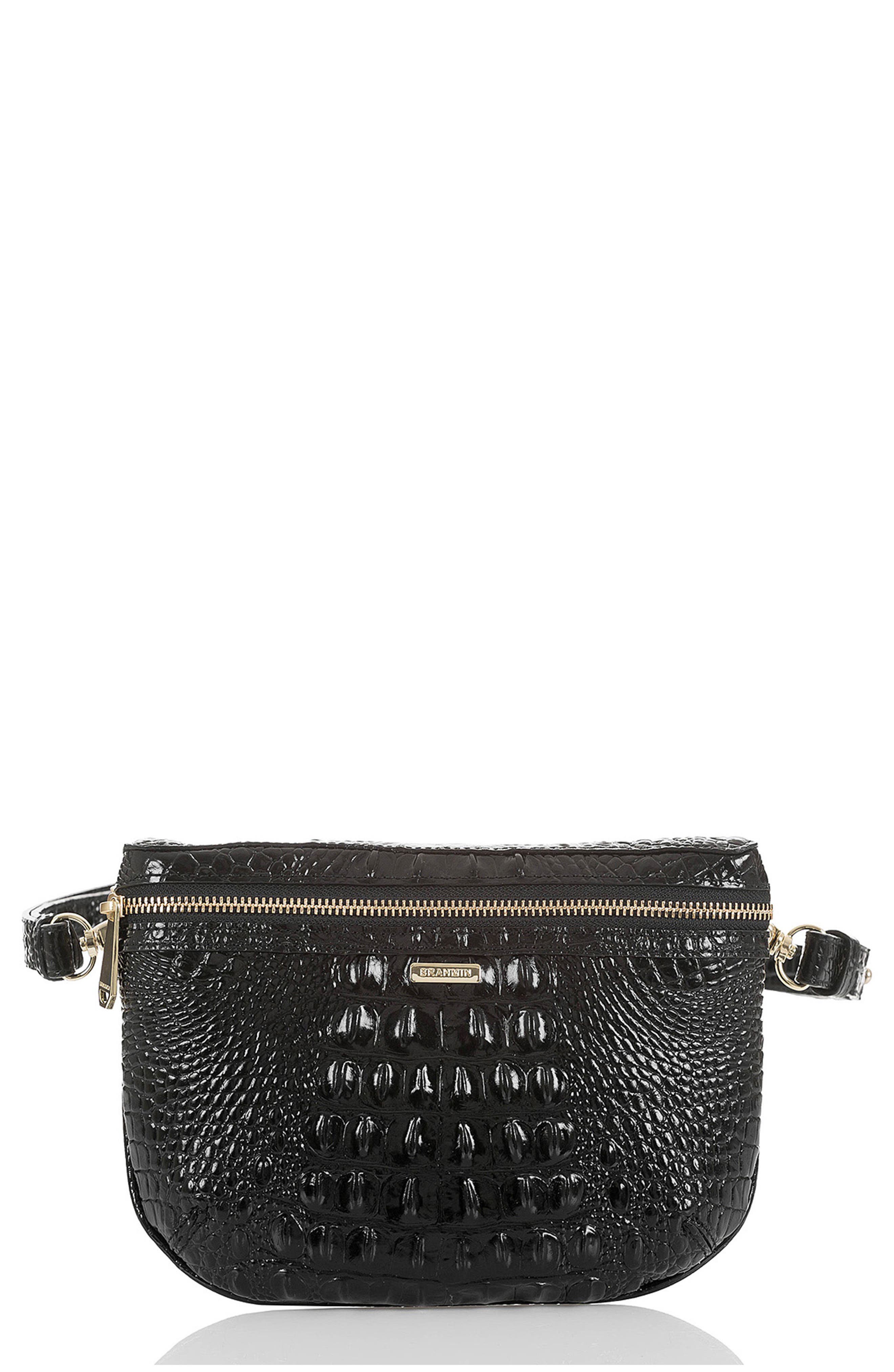 Brahmin Croc Embossed Leather Belt Bag | Nordstrom display picture 3