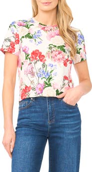 Ted Baker Willow Floral Knit T-Shirt