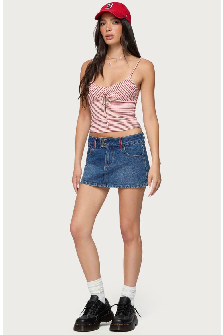 Tova Stripe Camisole, Alternate, color, RED-AND-BEIGE