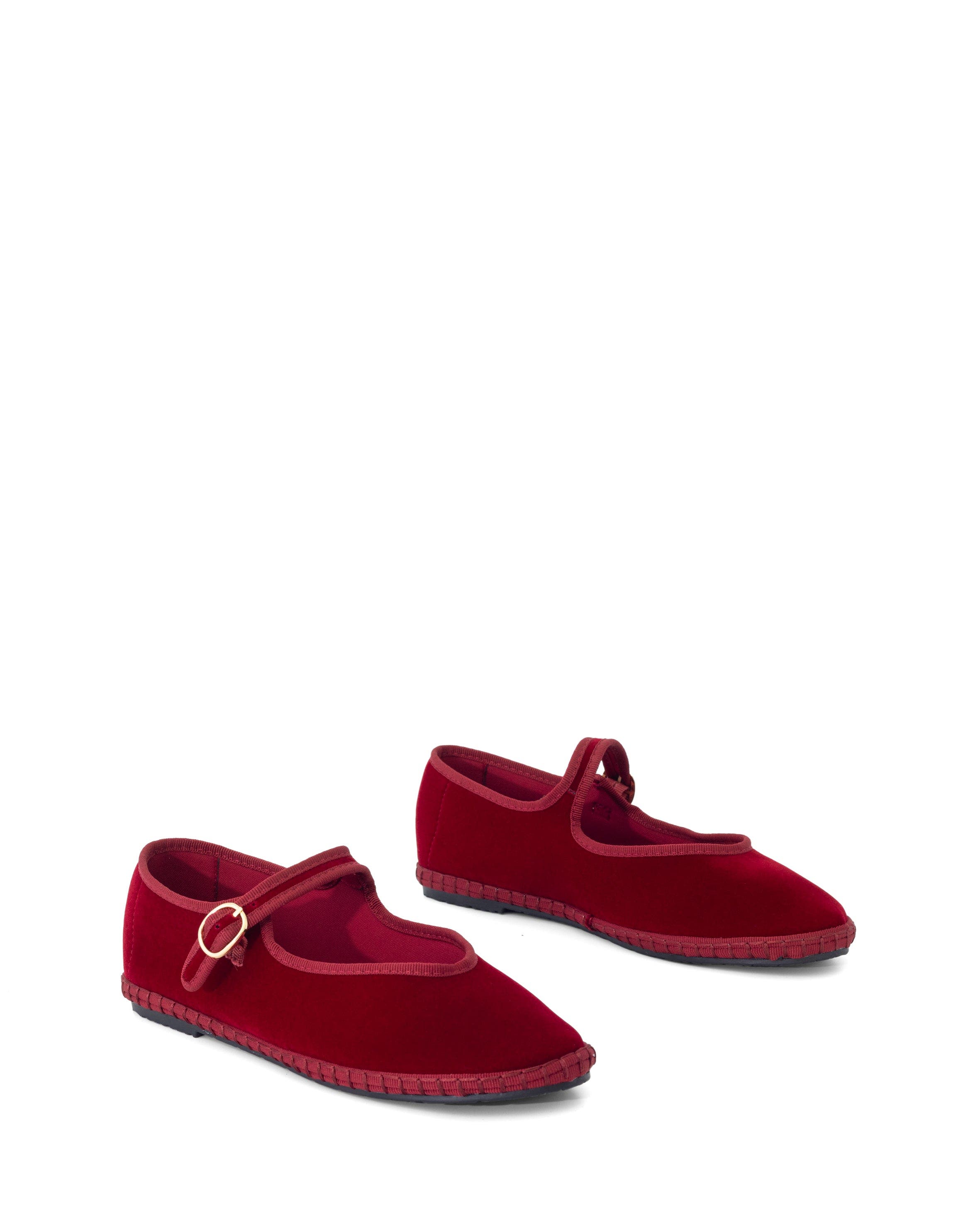 ALEGRIA Round Toe mary jane ballet flats, Alternate, color, Port Velvet