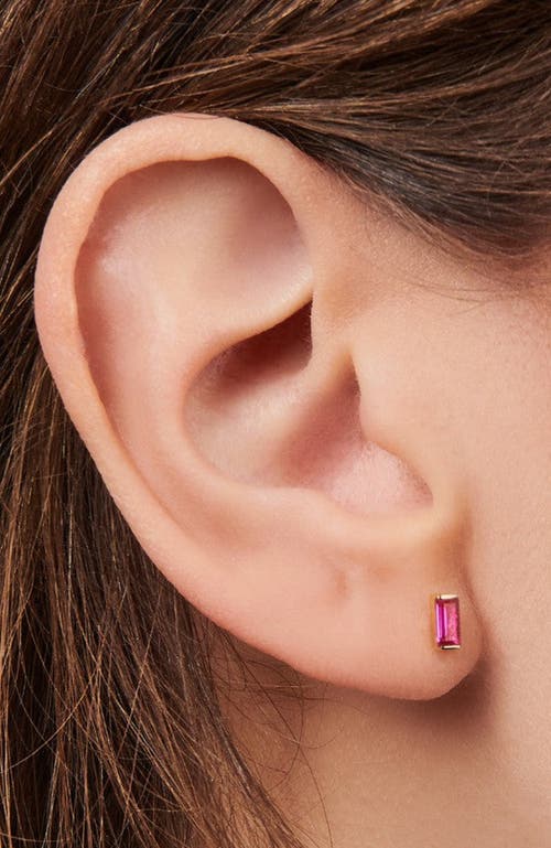 Little Sky Stone Baguette Stud Earrings