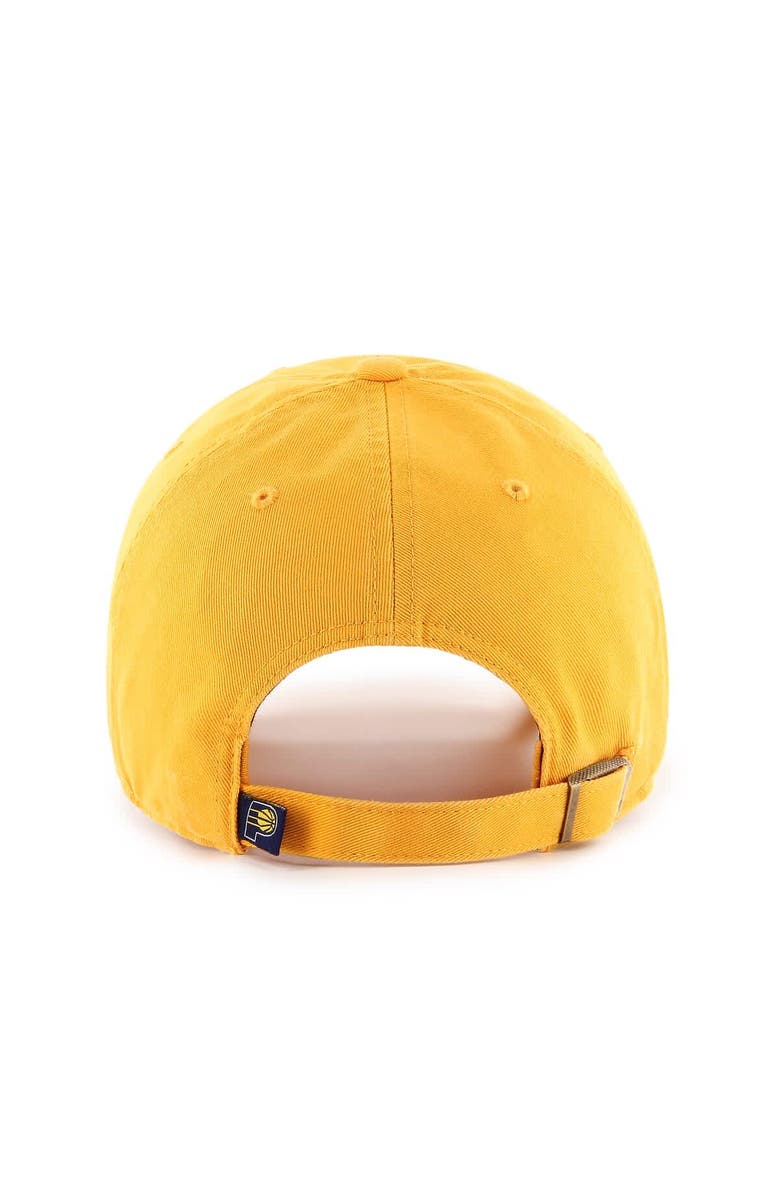 '47 Men's '47 Gold Indiana Pacers Core Logo Clean Up Adjustable Hat, Alternate, color, Gold
