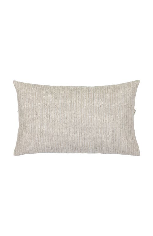 Elaine Smith Sumptuous Fawn Soft Chenille Fringed Indoor & Outdoor Woven Accent Pillow